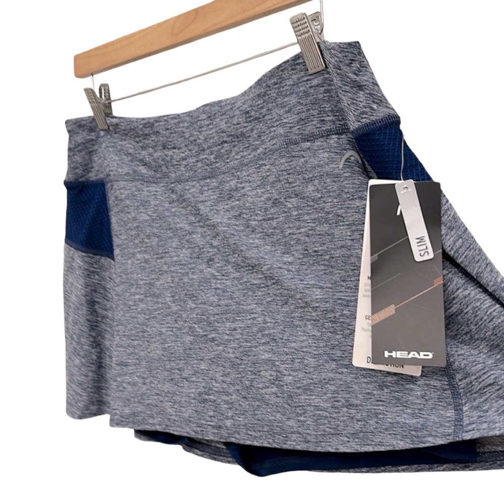 HEAD Diamond Jacquard Skort Tennis Skirt with Shorts XL